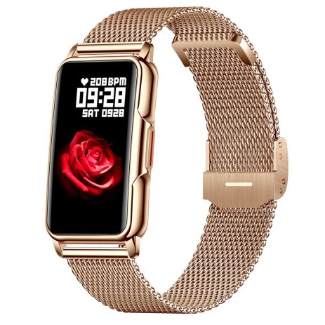 Смарт часы Smart Mioband Nano+ Gold UWatch 1634