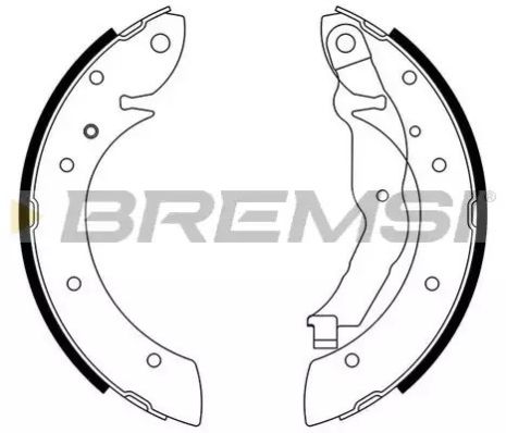 Гальмівні колодки зад. BMW 3(E36) 90-00 (TRW), Bremsi (GF0077)