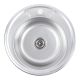 Кухонна мийка із нержавіючої сталі Platinum ДЕКОР 490 (0,8/180 мм)