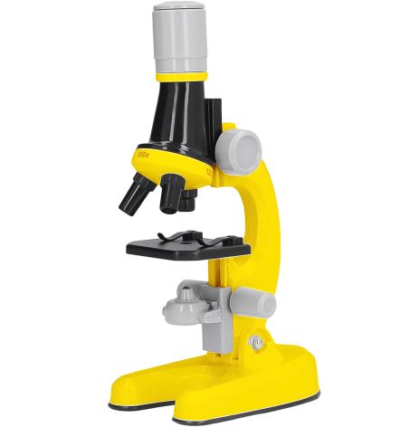 Детский микроскоп для ребенка с 1200х увеличением OEM 1012A-1 для научных исследований, Желтый