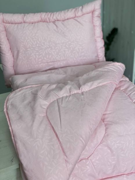 Дитяча ковдра+подушка рожева