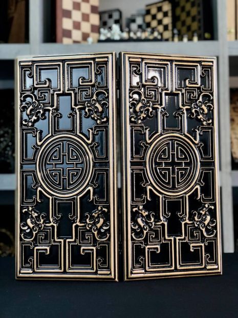Нарды деревянные "Лабиринт": отличный подарок для любителей классических игр, 50×23см, арт.193023