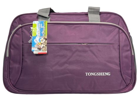 Дорожня сумка TONGSHENG на три виділення 980-2 фіолетова.