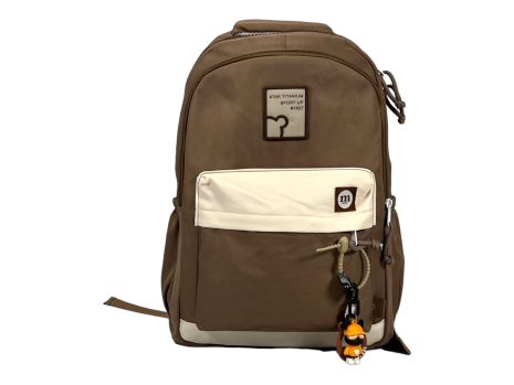 Шкільний рюкзак HELLOMUMU на три віділеня FF4510-3 коричневий