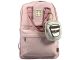 Міський рюкзак HELLOMUMU на три відділення брелок у подарунок U6674-3 рожевий