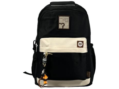 Школьный рюкзак HELLOMUMU на три отделения FF4510-2 черный