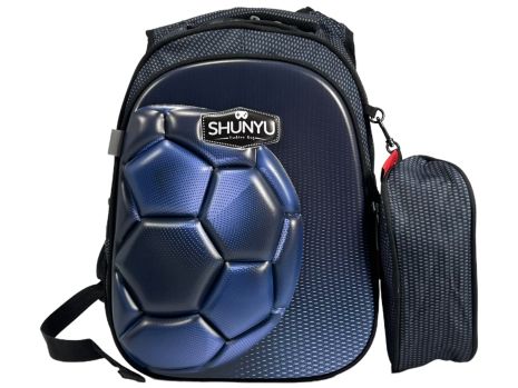 Шкільний рюкзак SHUNYU на три відділення, штовхав у подарунок 8803-2 синя