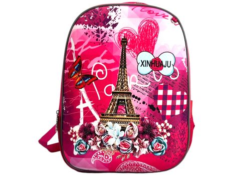 Шкільний рюкзак Xinhuaju на два віділеня 624-2 рожевий