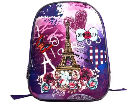 Шкільний рюкзак Xinhuaju на два віділеня 624-1 фіолетовий