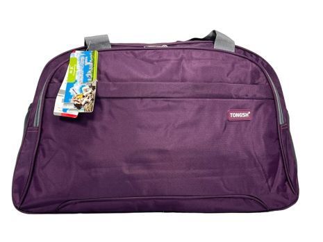Дорожная сумка TONGSHENG на три выделения 563-2 фиолетовая.