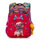 Детский школьный рюкзак R2-174, для девочки Winner SkyName,размер: 30*18*37см красный