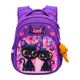 Рюкзак для девочки 1-4 класс R3-240 три отдела, органайзер Winner One/SkyName 30*18*38 см фиолетовый