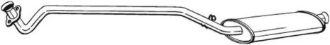 Глушник передній RENAULT TRAFIC I 89-98, BOSAL (284893)