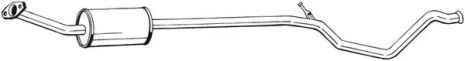 Глушник передній CITROEN C4 04-11, BOSAL (288103)