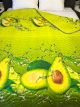 Одеяло літня з бавовняним наповненням євро Авокадо 200 х 215 см