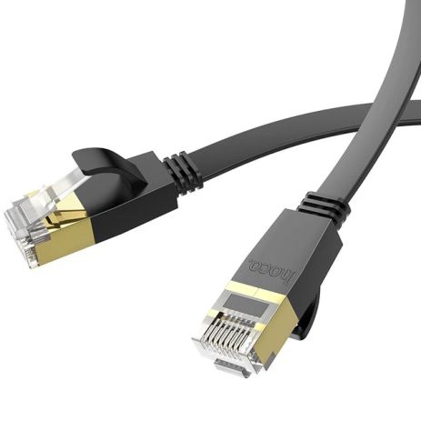 Кабель Ethernet Hoco US07 RJ-45 CAT6 1Gigabit 10m Черный