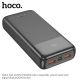 Power Bank HOCO J121A Fast 22.5W+PD20W fully compatible power bank with digital display(20000mAh) Black
