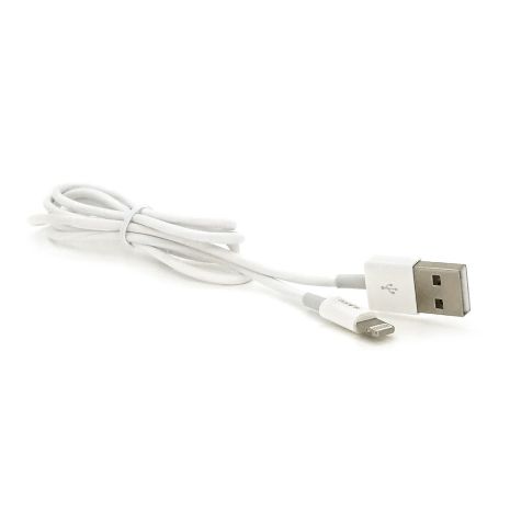 Кабель iKAKU YUANZHUANG charging data cable series for iphone, White, довжина 1м, 2,4А, BOX