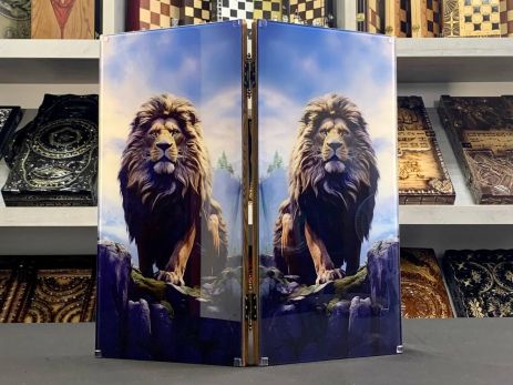 Нарды деревянные со стеклом, "Лев", 50×24 см, арт. 270000