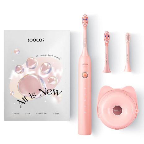 Электрическая зубная щетка Xiaomi Soocas Sonic electric toothbrush D3 Pink