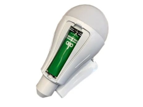 LED Лампа с аккумулятором аварийная цоколь (патрон E27/15W/3W от АКБ/1*18650/up to 2 Hours)