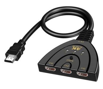 HDMI спліттер / комутатор на 3 порти HW-4K301X