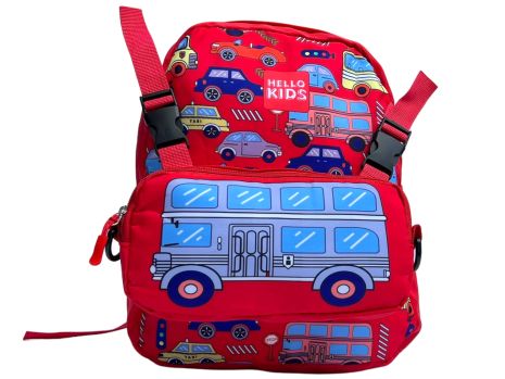 Детский рюкзак HELLO KIDS сумка-пенал в комплекте 3815-2 красный
