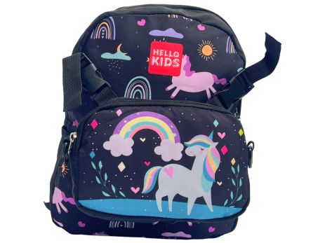 Дитячий рюкзак HELLO KIDS сумка- пенал у комплекті 3813-3 чорний