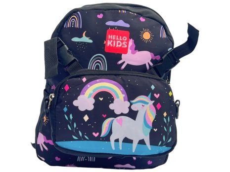Детский рюкзак HELLO KIDS сумка-пенал в комплекте 3813-3 черный