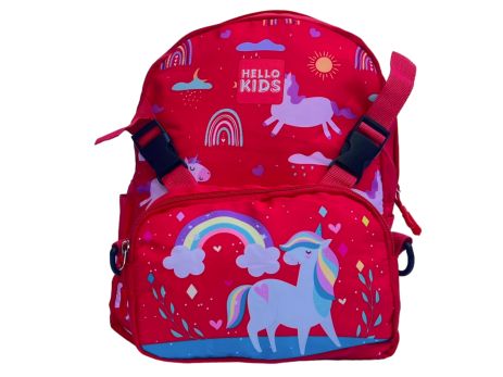 Дитячий рюкзак HELLO KIDS сумка- пенал у комплекті 3813-2 червоний