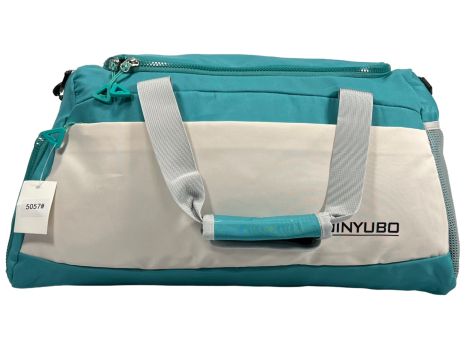 Спортивна сумка Jinyubo на три віділеня 5057-1 бірюзова