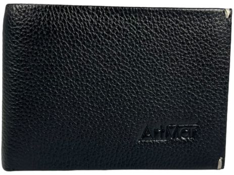 Чоловічий гаманець ArtMar з натуральної шкіри 246A чорний