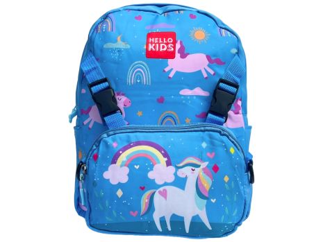 Дитячий рюкзак HELLO KIDS сумка- пенал у комплекті 3813-1 блакитний
