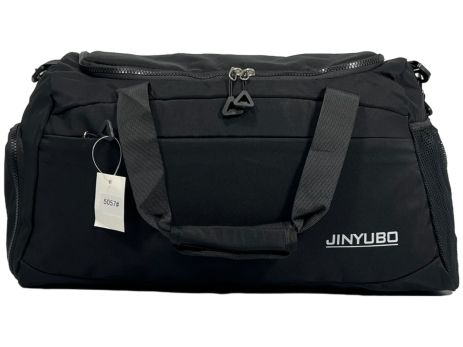 Спортивна сумка Jinyubo на три відділення 5057-3 чорна