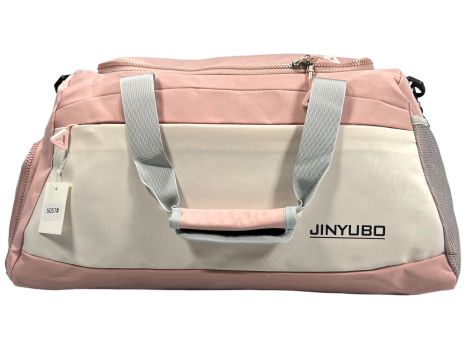 Спортивна сумка Jinyubo на три віділеня 5057-4 рожевий