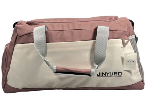 Спортивна сумка Jinyubo на три віділеня 5057-5 темно рожева