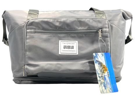 Дорожня сумка Jomolanma на чотири віділеня 8004-6 сіра