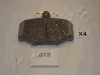 Комплект тормозных колодок, дисковый тормоз NISSAN ALMERA, ASHIKA (5100015)