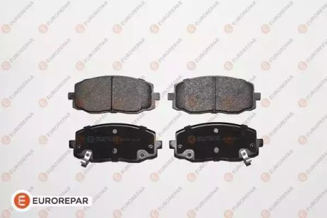 Комплект тормозных колодок, дисковый тормоз HYUNDAI i20, KIA PICANTO, EUROREPAR (1617267980)