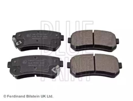 Комплект тормозных колодок, дисковый тормоз KIA SPORTAGE, HYUNDAI SONATA, BLUE PRINT (ADG04282)