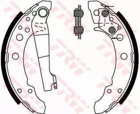 Комплект тормозных колодок SEAT CORDOBA, AUDI A2, TRW (GS8166)