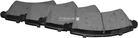 Комплект тормозных колодок, дисковый тормоз PEUGEOT 206, CITROËN XSARA, JP Group (4163601310)
