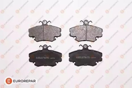 Комплект тормозных колодок, дисковый тормоз DACIA LOGAN, EUROREPAR (1617250780)