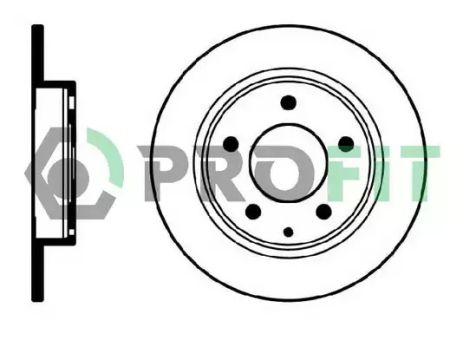 Диск гальмівний FORD USA, MAZDA PREMACY, PROFIT (50100524)