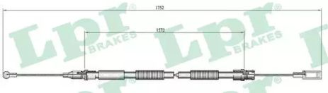 Трос ручного гальма AUDI A4, LPR (C0007B)