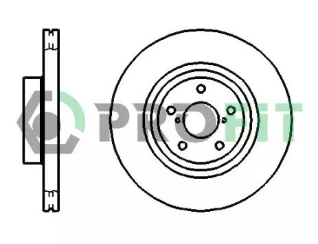 Диск тормозной SUBARU LEGACY, PROFIT (50101175)