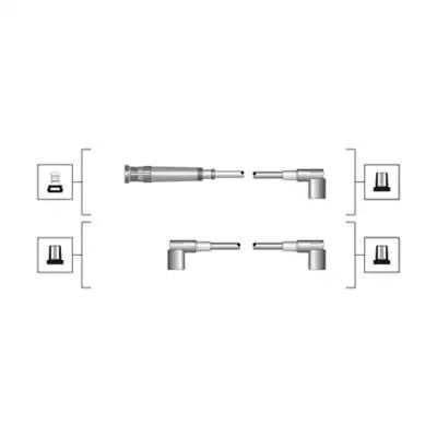 Комплект проводов зажигания BMW Z3, MAGNETIMARELLI (941319170052)