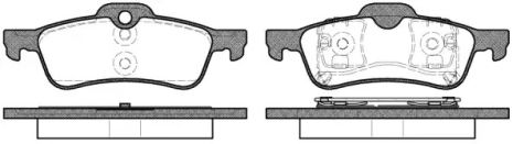 Комплект тормозных колодок, дисковый тормоз MINI MINI, WOKING (P962300)