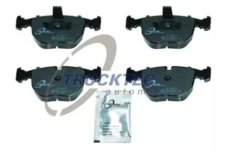 Комплект гальмівних колодок, дискове гальмо BMW X5, TRUCKTEC (0834100)