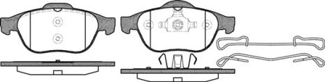 Комплект гальмівних колодок, дискове гальмо RENAULT ESPACE, REMSA (084310)